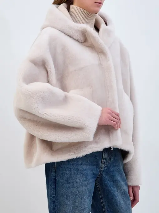 Полушубок из овчины BLANCHA