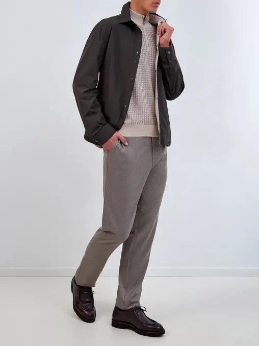 Брюки шерстяные CANALI