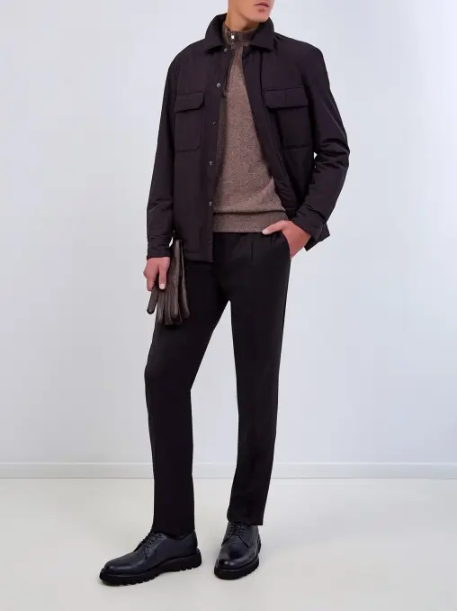 Брюки шерстяные CANALI