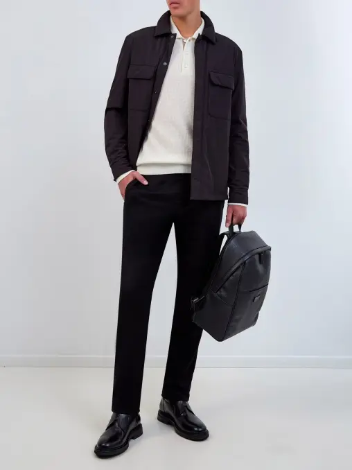 Брюки шерстяные CANALI