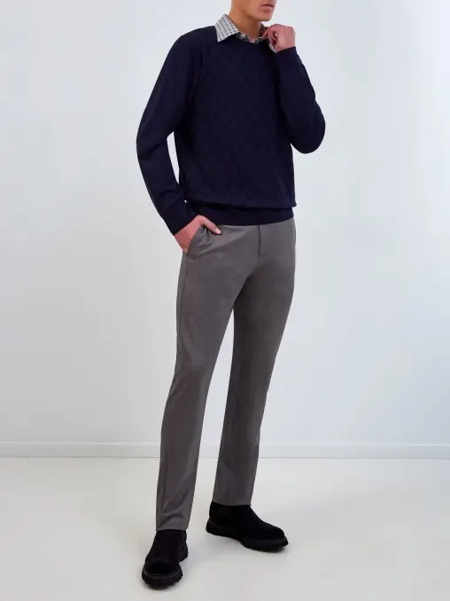 Брюки шерстяные CANALI