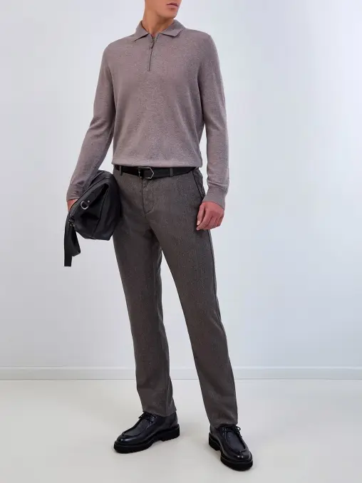 Поло шерстяное CANALI