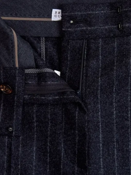 Брюки шерстяные BRUNELLO CUCINELLI