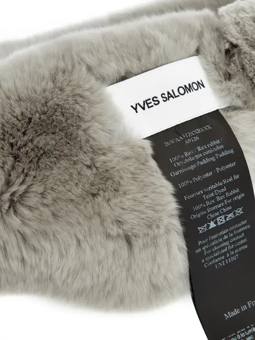Повязка меховая YVES SALOMON