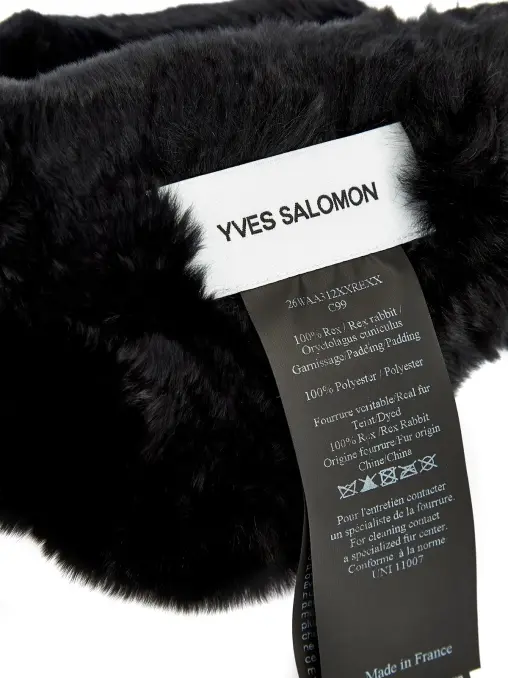 Повязка меховая YVES SALOMON