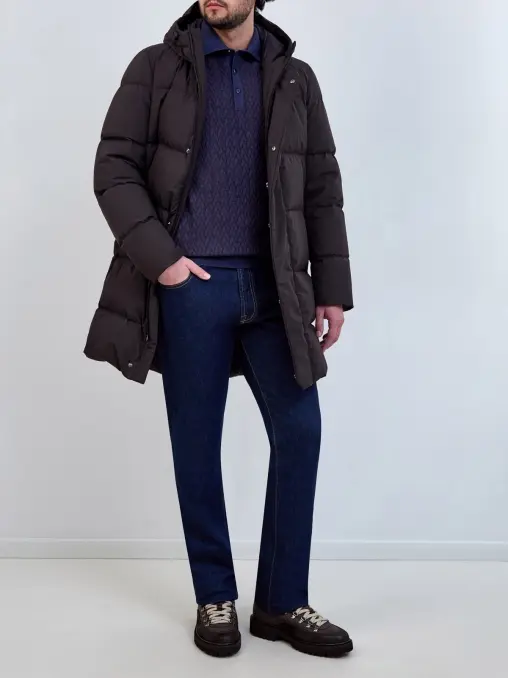 Поло шерстяное BERTOLO LUXURY MENSWEAR