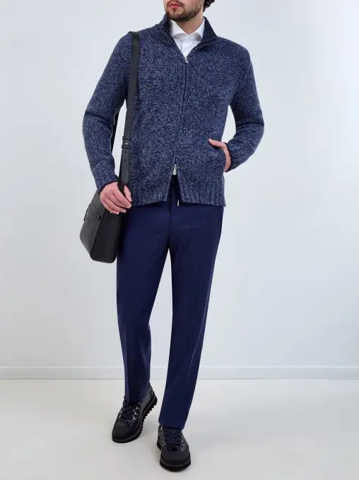 Брюки шерстяные BERTOLO LUXURY MENSWEAR