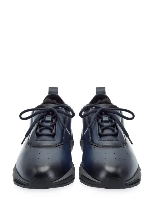 Кроссовки кожаные SANTONI