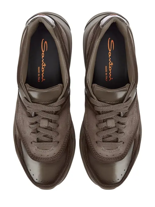 Кроссовки замшевые SANTONI