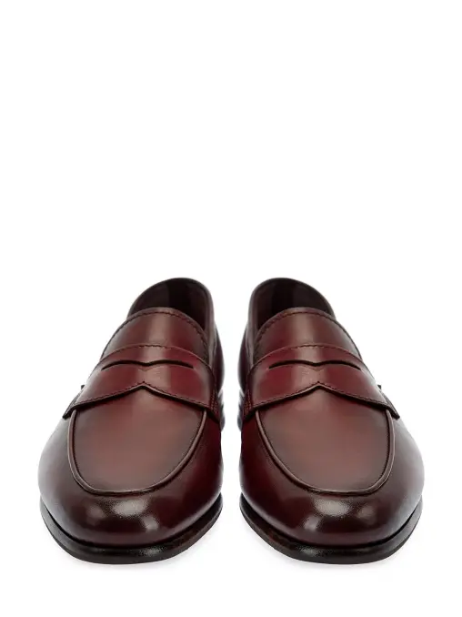 Лоферы кожаные SANTONI