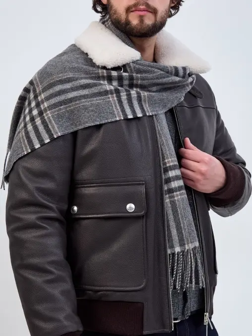 Шарф кашемировый BERTOLO LUXURY MENSWEAR
