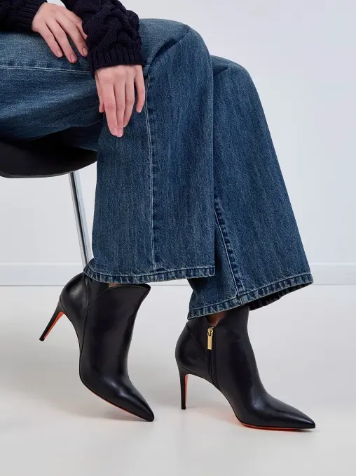 Ботильоны кожаные SANTONI
