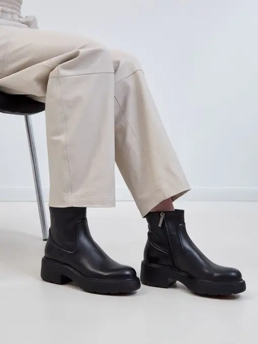 Ботинки кожаные SANTONI