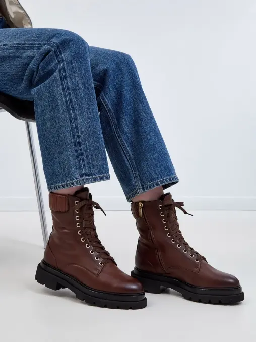 Ботинки кожаные SANTONI