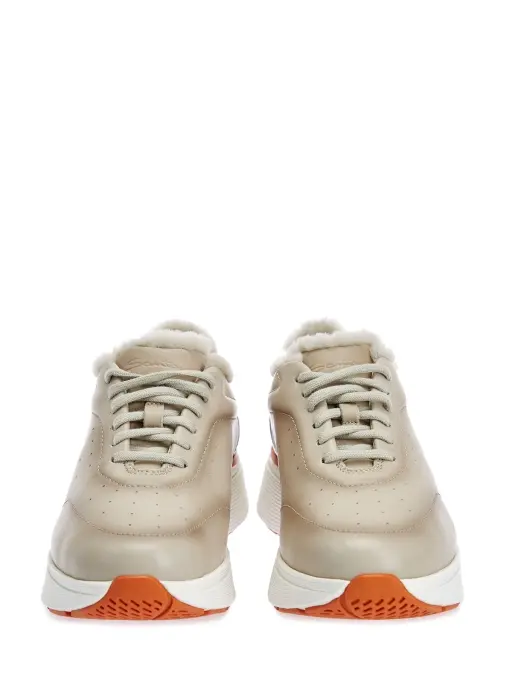 Кроссовки кожаные SANTONI