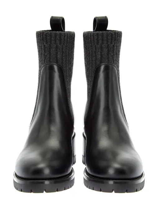 Ботинки кожаные SANTONI