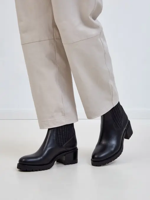 Ботинки кожаные SANTONI