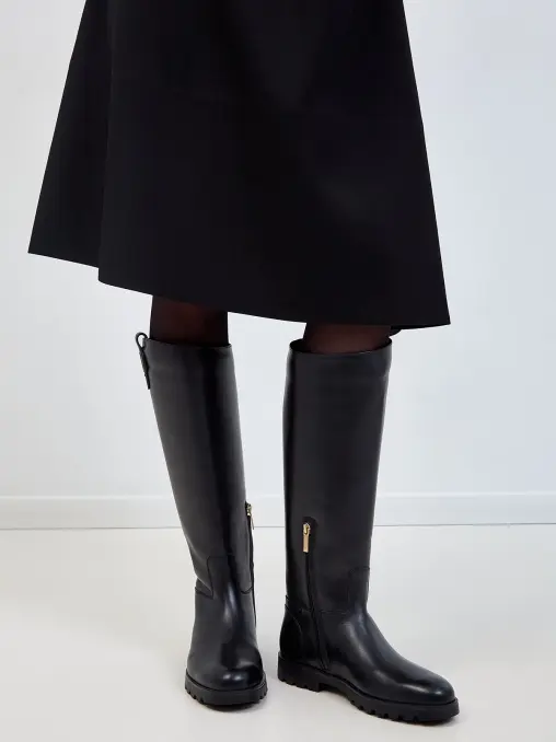 Сапоги кожаные SANTONI