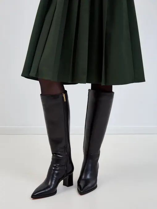 Сапоги кожаные SANTONI