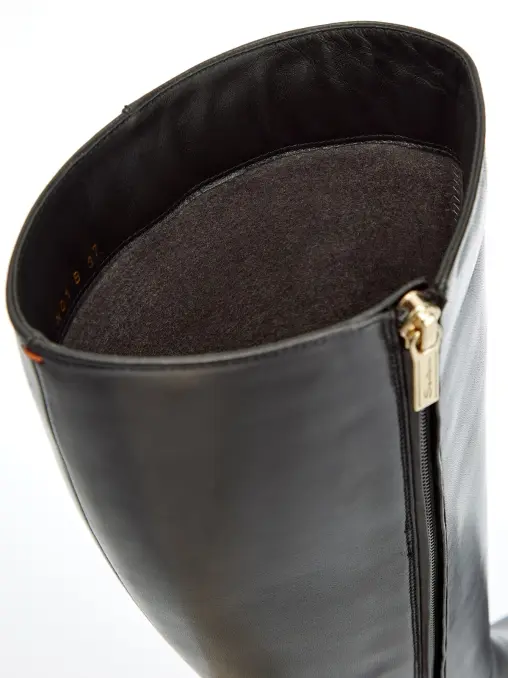 Сапоги кожаные SANTONI