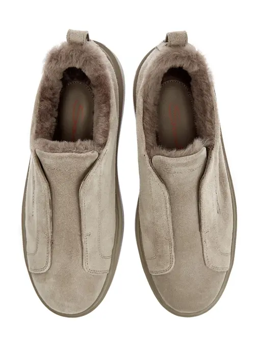 Кеды замшевые SANTONI