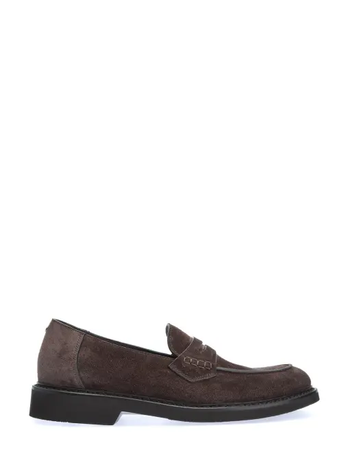Лоферы замшевые CANALI