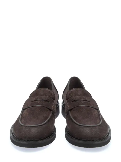 Лоферы замшевые CANALI