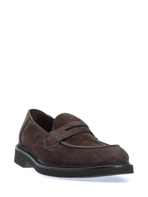 Лоферы замшевые CANALI