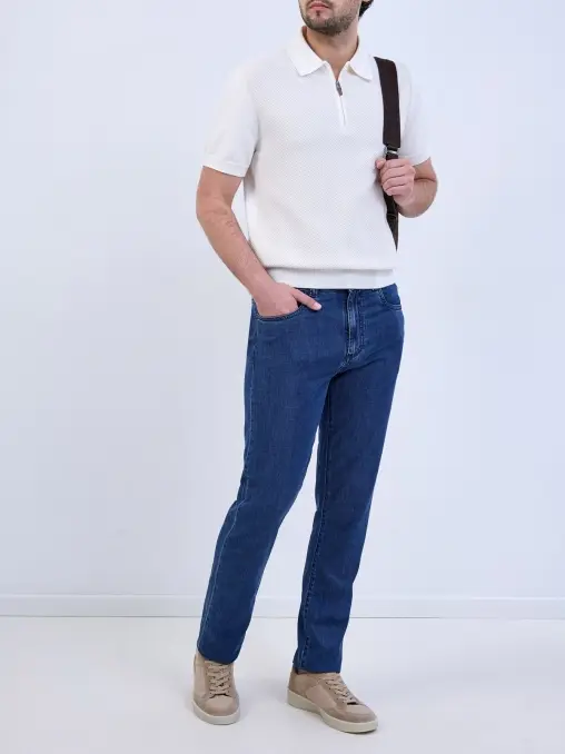 Поло хлопковое CANALI