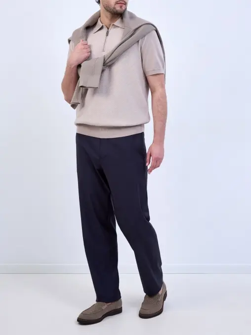 Поло хлопковое CANALI