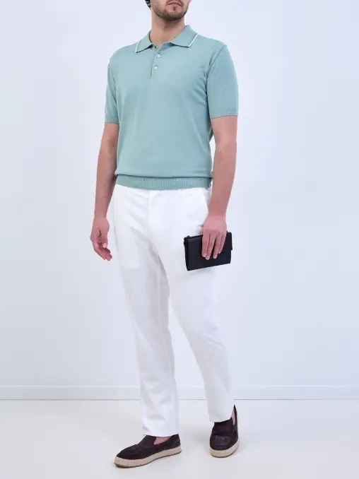 Поло хлопковое CANALI