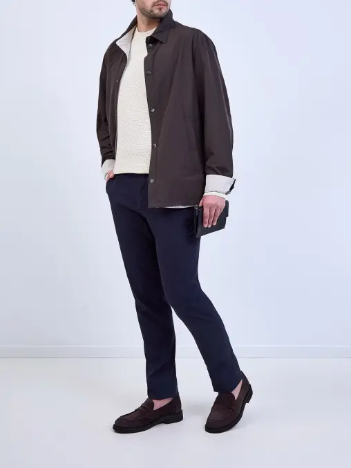 Брюки хлопковые CANALI