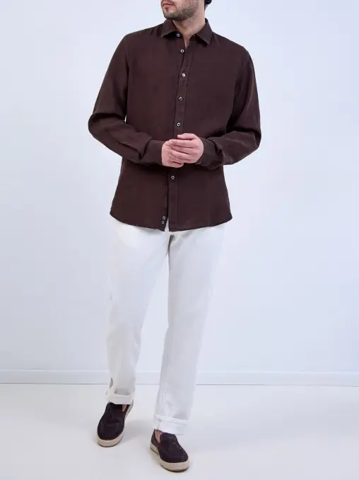 Рубашка льняная CANALI