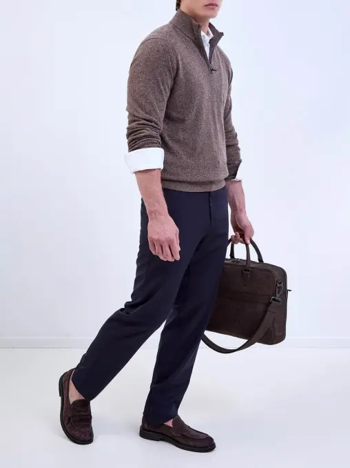 Брюки шерстяные CANALI