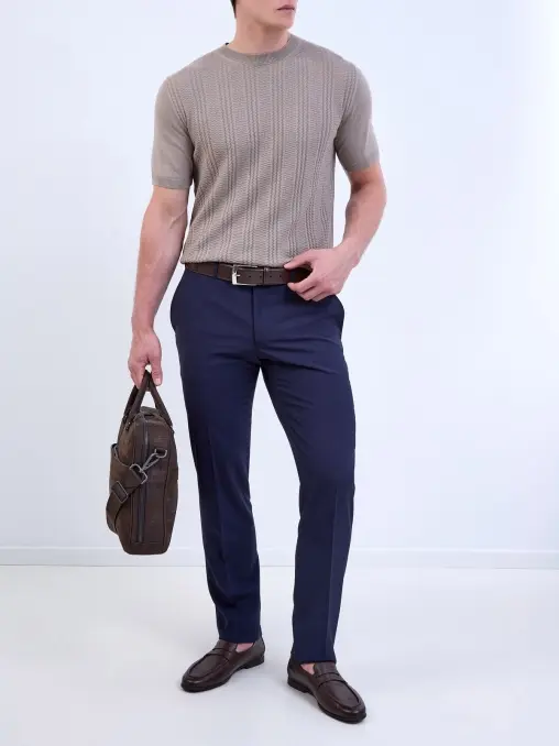 Брюки шерстяные CANALI