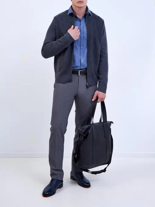 Брюки шерстяные CANALI