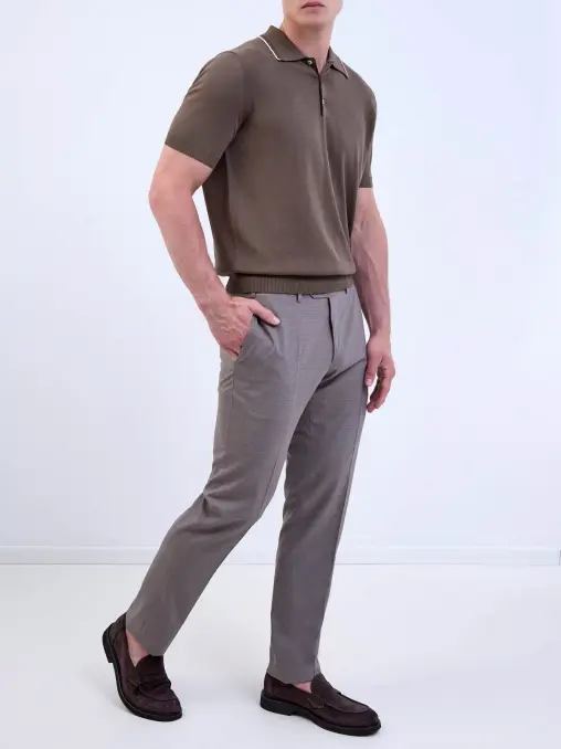 Брюки шерстяные CANALI