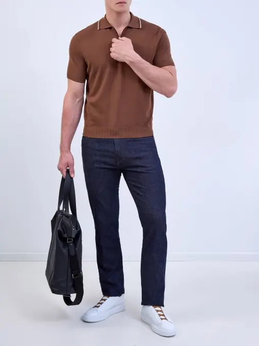 Джинсы хлопковые CANALI
