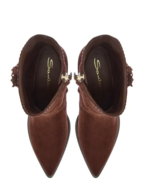 Ботильоны замшевые SANTONI