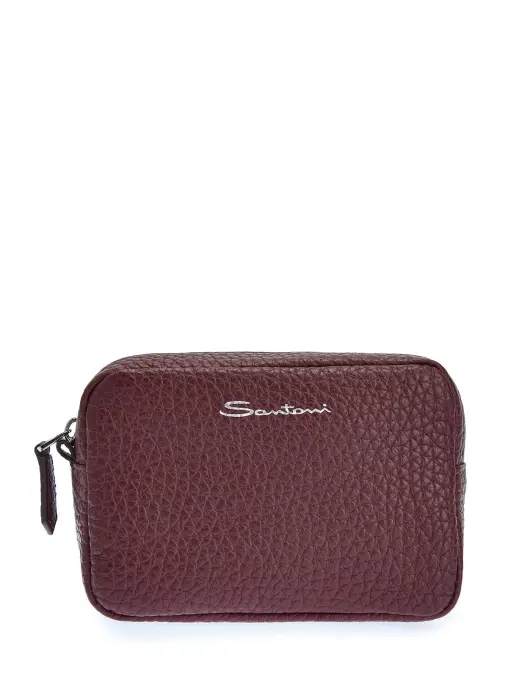 Косметичка кожаная SANTONI