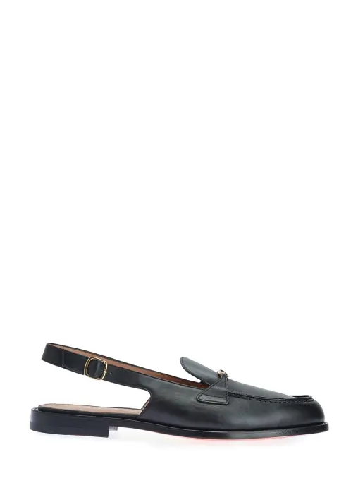 Лоферы кожаные SANTONI
