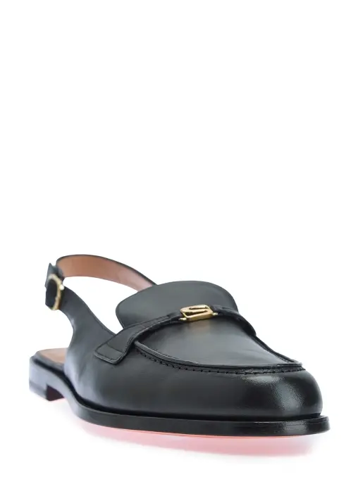 Лоферы кожаные SANTONI