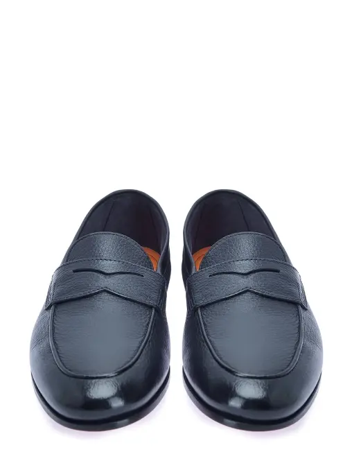 Лоферы кожаные SANTONI