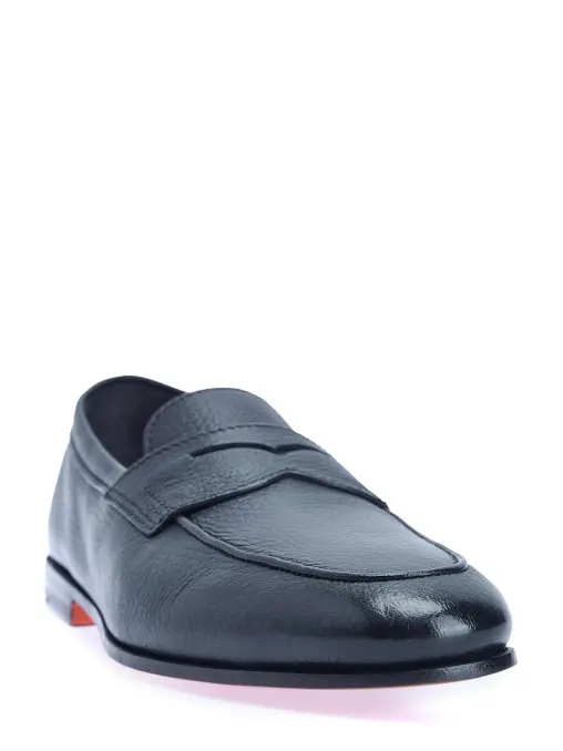 Лоферы кожаные SANTONI