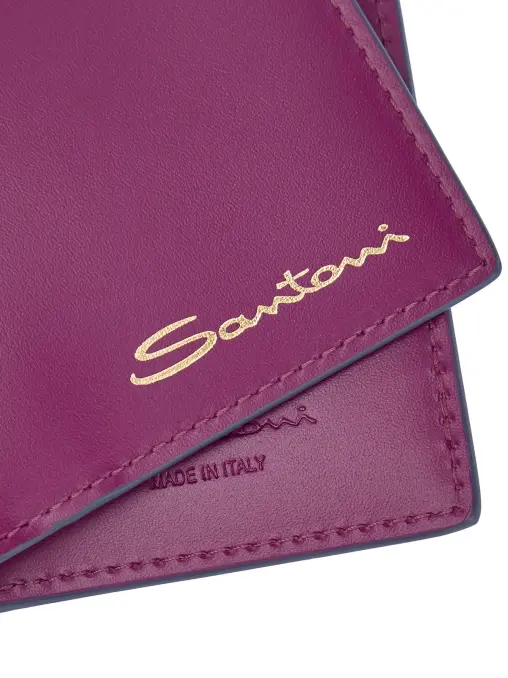 Кардхолдер кожаный SANTONI