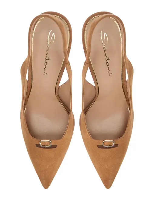 Туфли замшевые SANTONI