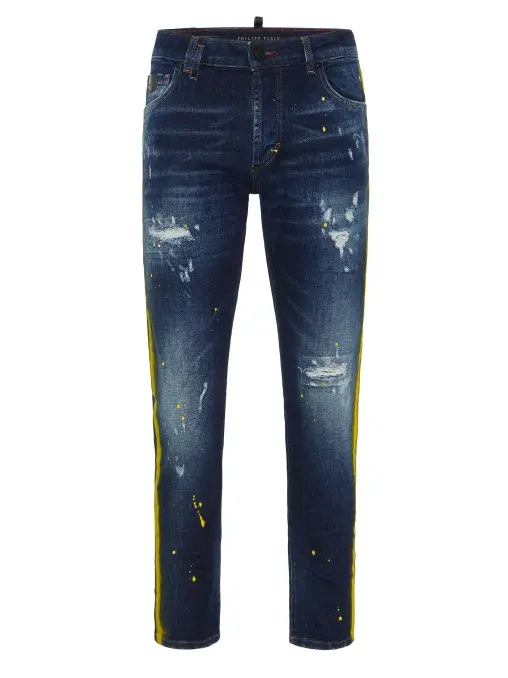 Джинсы хлопковые PHILIPP PLEIN