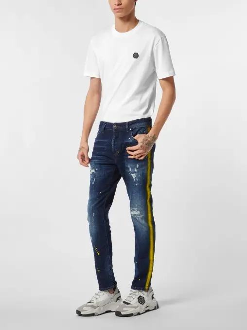 Джинсы хлопковые PHILIPP PLEIN