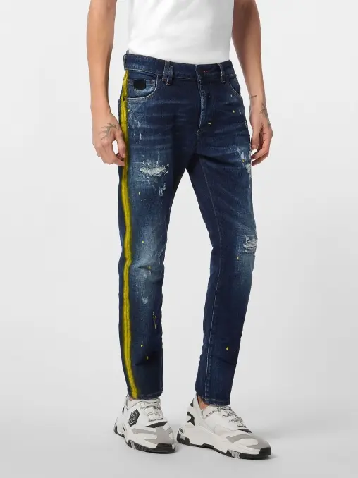 Джинсы хлопковые PHILIPP PLEIN