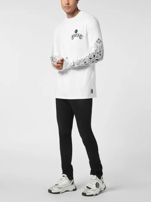 Лонгслив хлопковый PHILIPP PLEIN